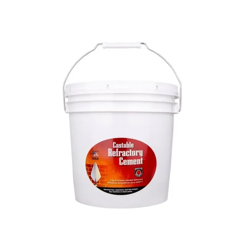 MEECO‘S Red Devil Refractory Cement – 12.5‑lb Brown Tub For High‑Temp Repairs
