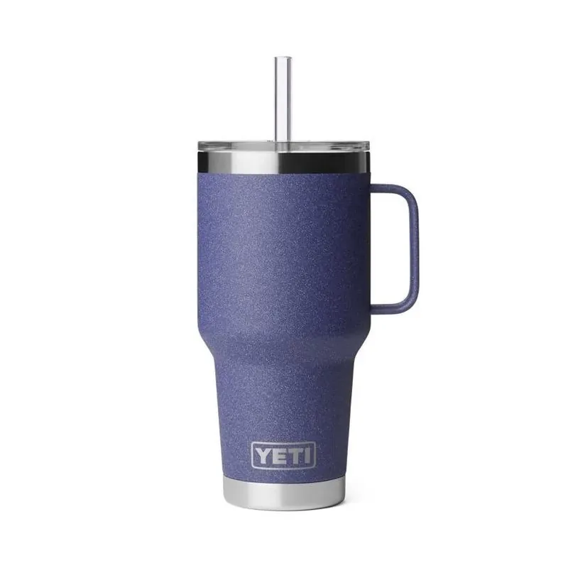 YETI Rambler 35‑oz Moon Dust Stainless Steel Straw Mug – BPA‑Free & Dishwasher Safe
