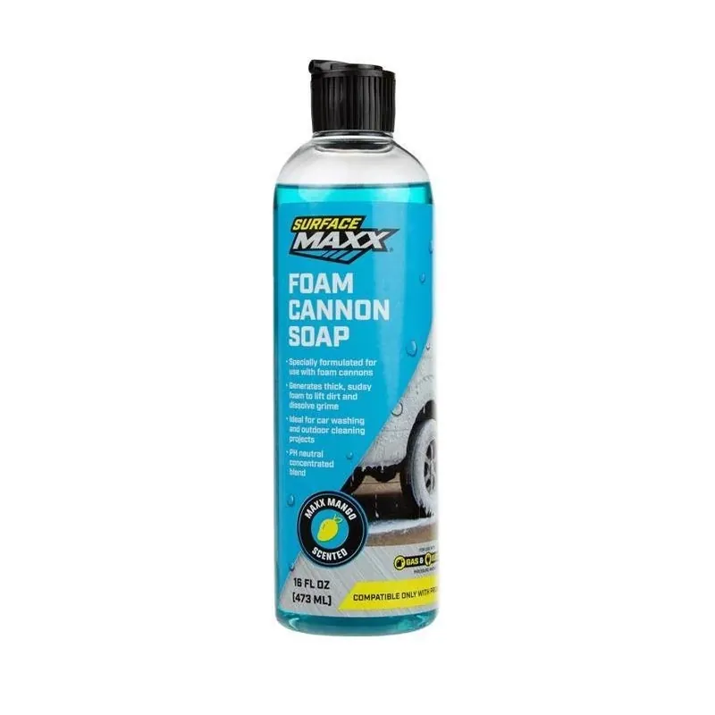 SurfaceMaxx High‑Foam 16‑oz Pressure Washer Soap – Blue