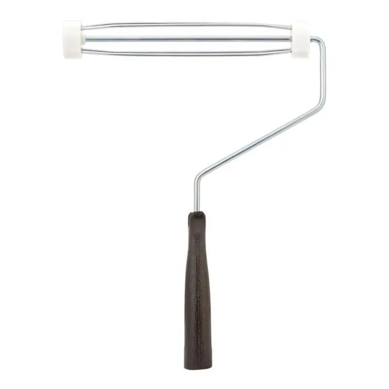 ATC 9‑Inch Metal Paint Roller Frame With Threaded End – 15‑Inch Handle