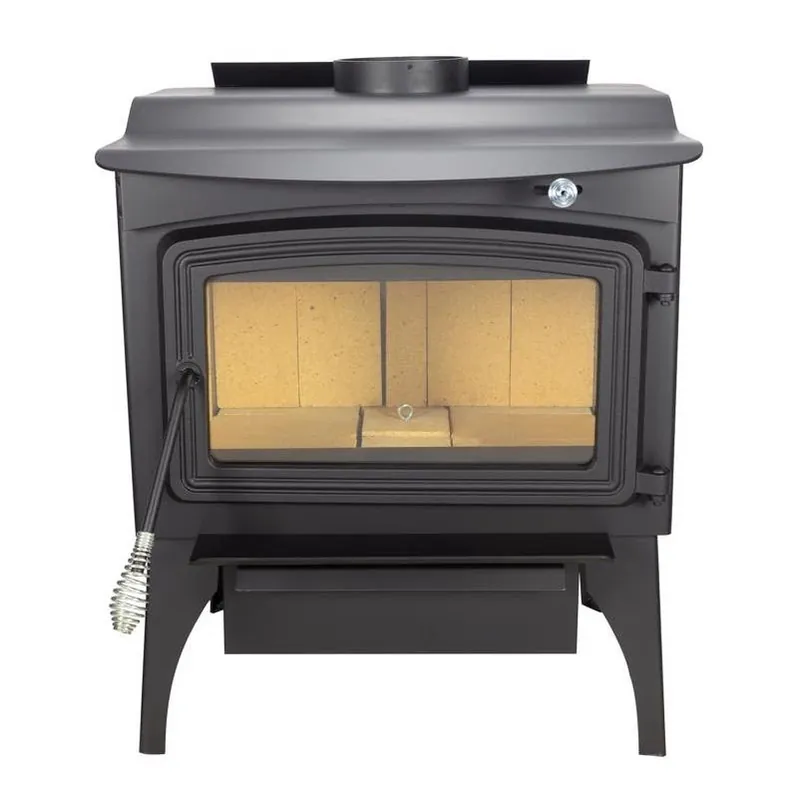 Pleasant Hearth Vintage Cast Iron Wood Stove – 91,000 BTU, EPA Certified, 2200 sq ft Coverage
