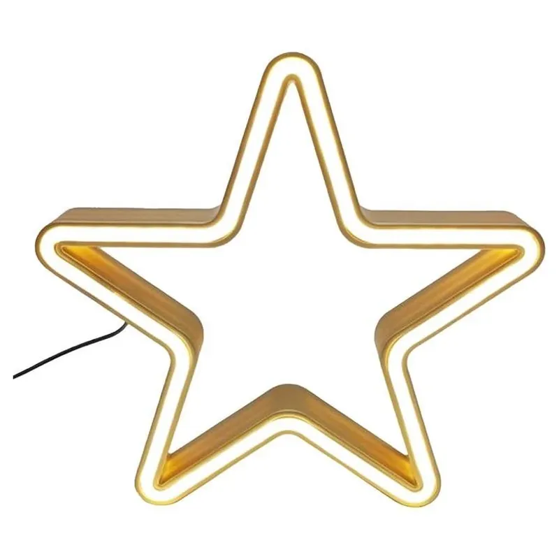 Celebrations LED Warm White Star Table Decoration – 9‑Inch Battery‑Operated Accent Light
