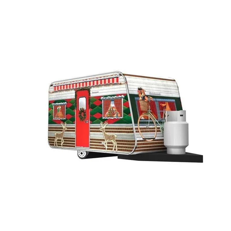 Eurographics 550‑Piece Metal Christmas Camping Trailer Puzzle – Holiday Jigsaw For Ages 13+