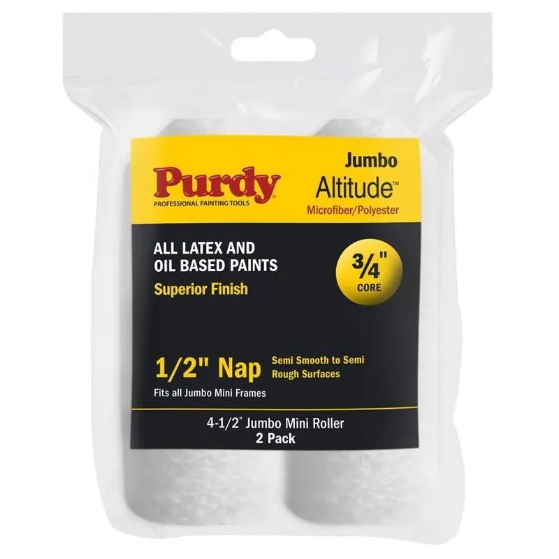 Purdy Altitude Jumbo Mini Poly Micro Paint Roller – 4.5" X ½" – Pack Of 2