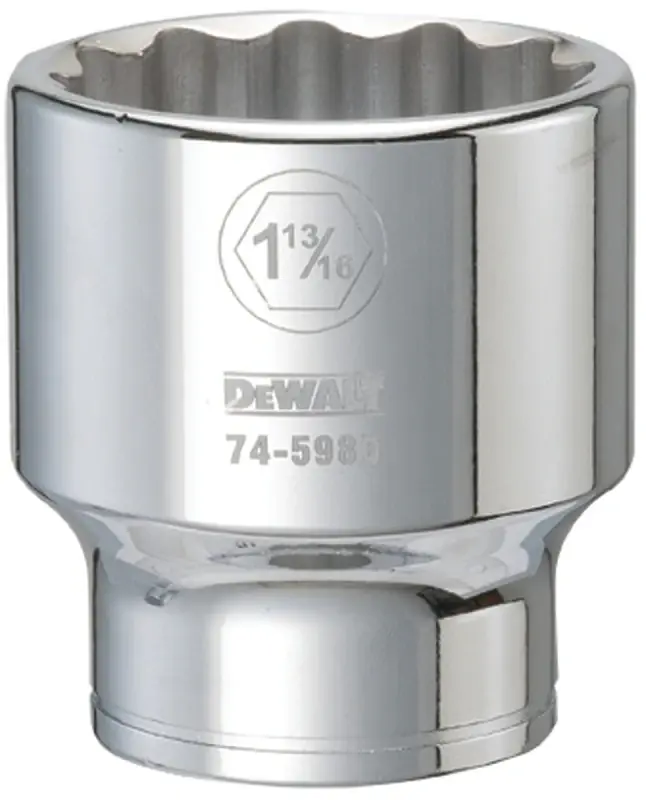 Socket, 12-Point, 3/4 In. Drive, 1-13/16 In.