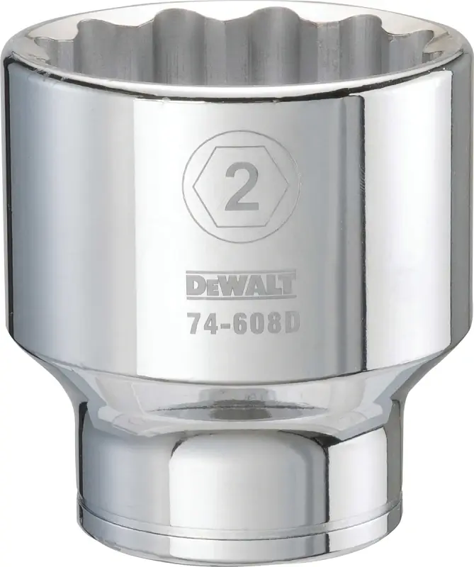 Socket, 12-Point, 3/4 In. Drive, 2 In.