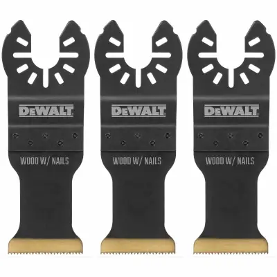 Oscillating Tool Wood & Metal Cutting Blade, Carbide, 1-1/4 In.