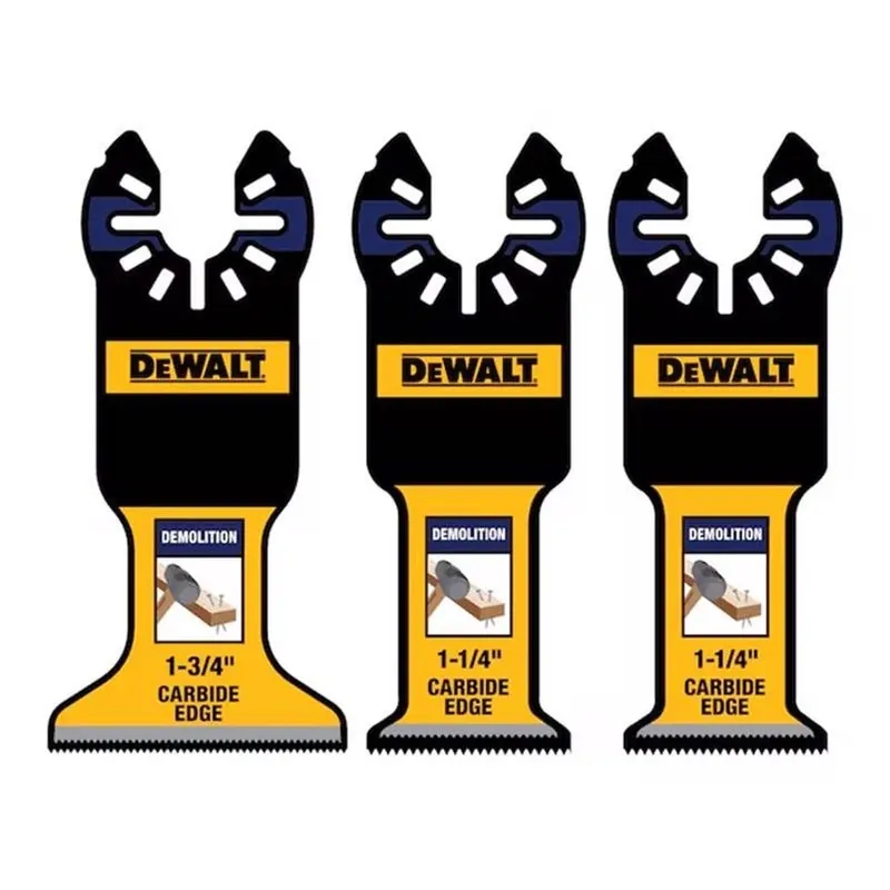 DEWALT Elite Oscillating Carbide Blade Set – Heavy‑Duty Demolition Cutting