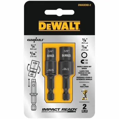 2-Pc. Double-Ended SAE Nut Driver Set, Impact Ready