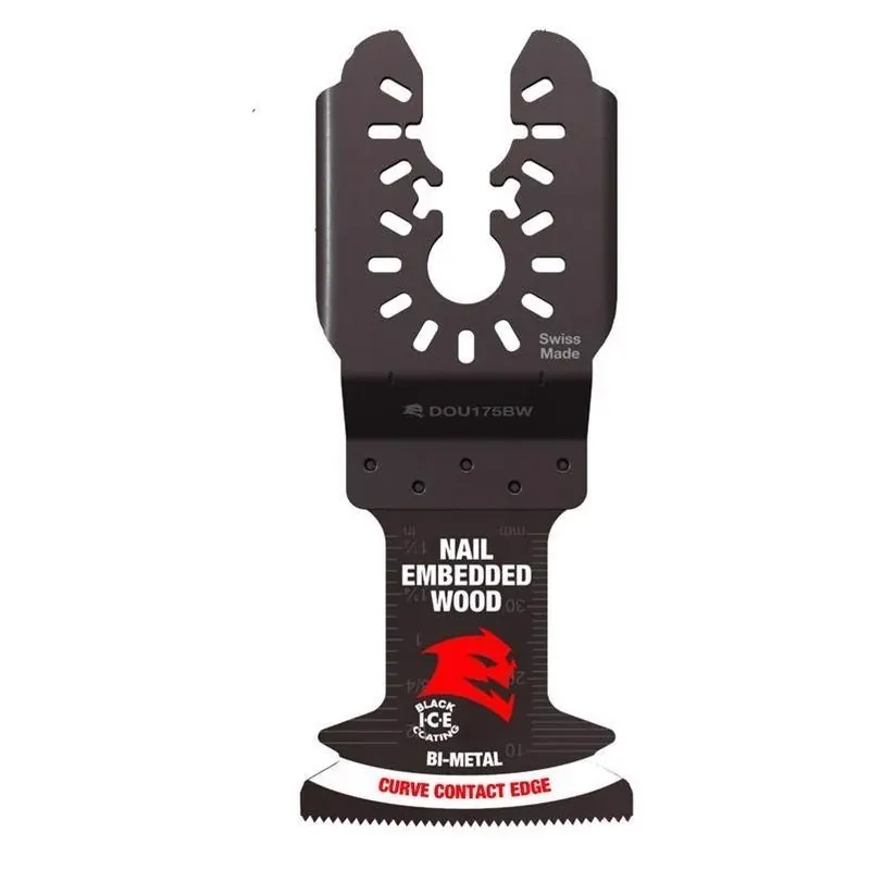 Diablo Demo Demon 1-3/4" Bi-Metal Universal Oscillating Blade – Pack Of 3 For Nail-Embedded Wood