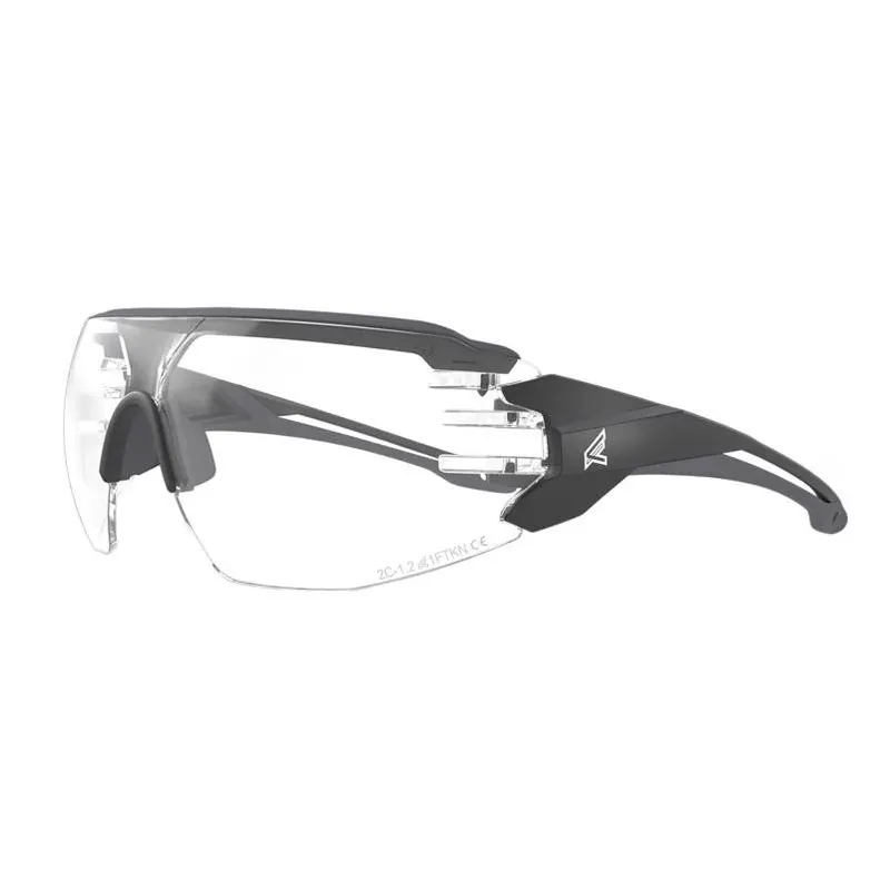 Edge Eyewear Taven Anti‑Fog Safety Glasses – Clear Lens, Black Frame