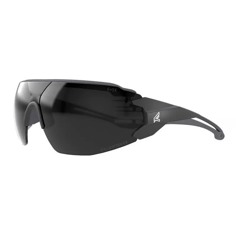 Edge Eyewear Taven Anti‑Fog Safety Glasses – Smoke Lens, Black Frame, UV & OSHA Certified