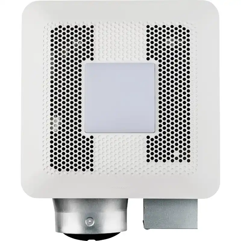 Whisper Thin 80/100 Cfm Auto Bath Exhaust Fan With Led Light And Sensor