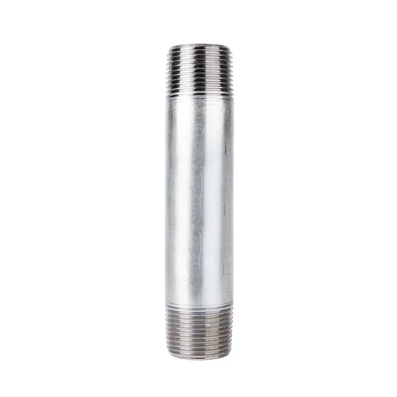 Stz Industries 4 In. Mip X 4 In. D Galvanized Steel 6 In. L Nipple