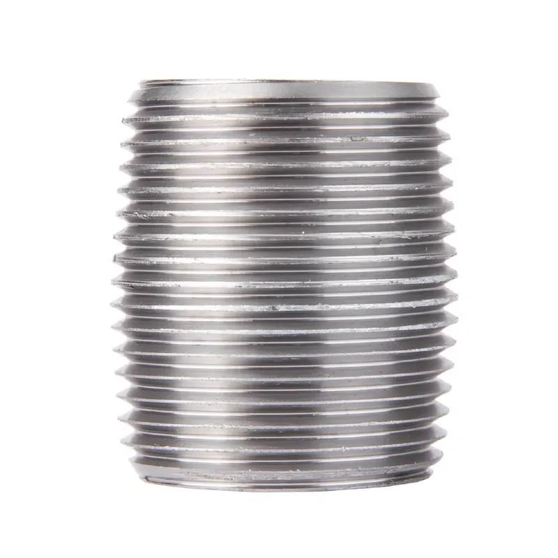 2-1/2 In. Mip X 2-1/2 In. D Mip Galvanized Steel Close Nipple