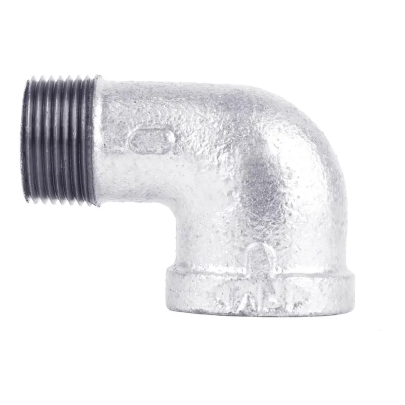Stz Industries 4 Inch Fip X 4 Inch Mip Galvanized Iron 90 Degree Street Elbow