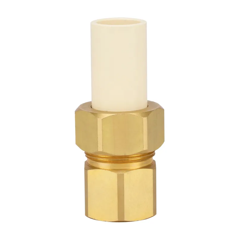 Homewerks Schedule 40 3/4 In. Compression X 3/4 In. D FPT CPVC/Brass Adapter Coupling