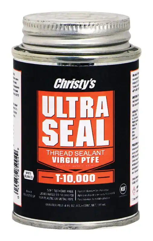 Christy‘s Ultra Seal White Thread Sealant For CPVC/PVC 4 Oz