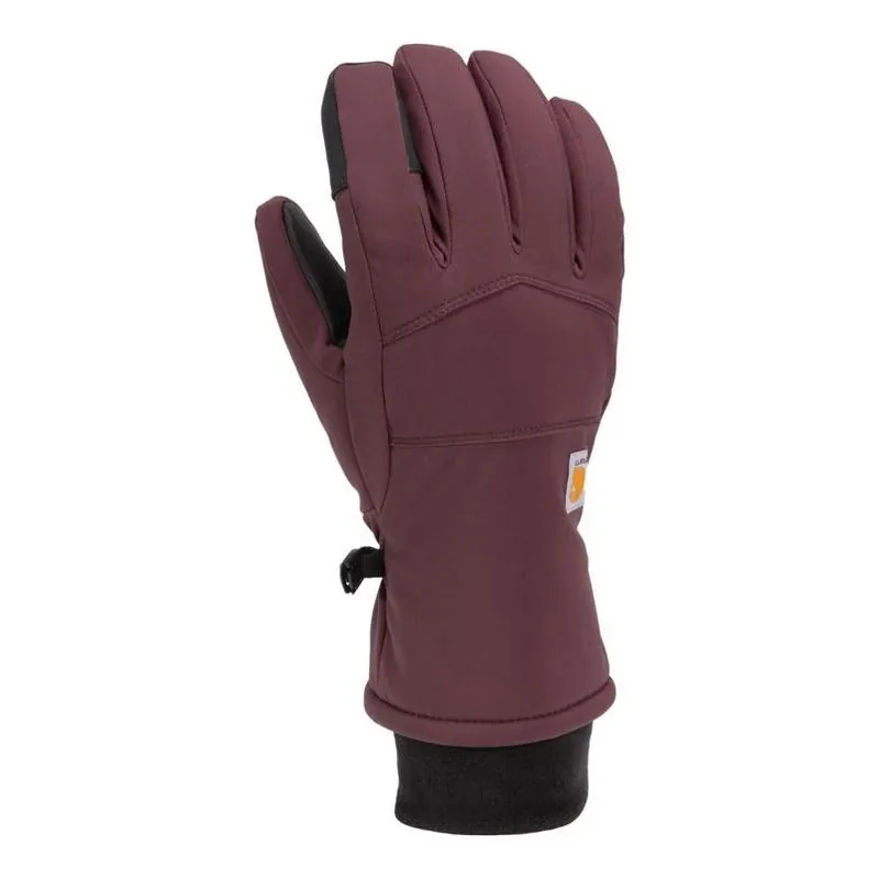 Carhartt Storm Defender Women‘s Deep Wine Synthetic Insulated Gloves – Large
