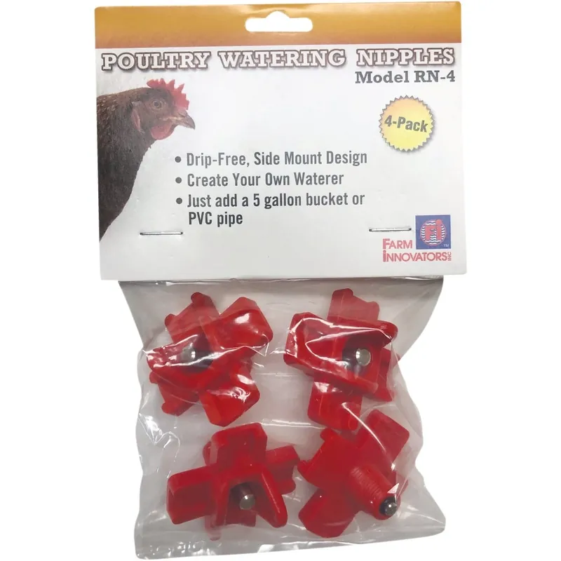 Farm Innovators Assorted Material Poultry Nipples
