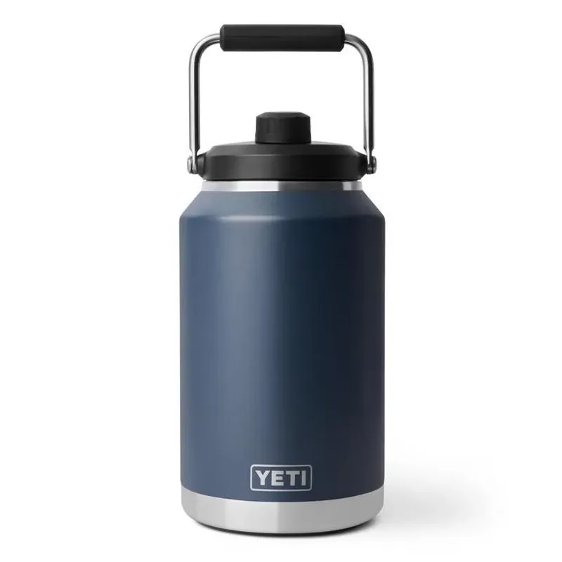 YETI 1‑Gallon Navy Rambler Insulated Jug – BPA‑Free Stainless Steel