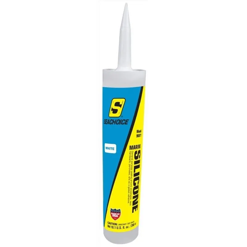 Seachoice White Silicone Auto & Marine Sealant – 10 fl oz Tube