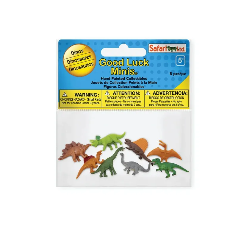 Safari Ltd. Good Luck Minis Dinosaur Mini Figures – 8‑Piece Set