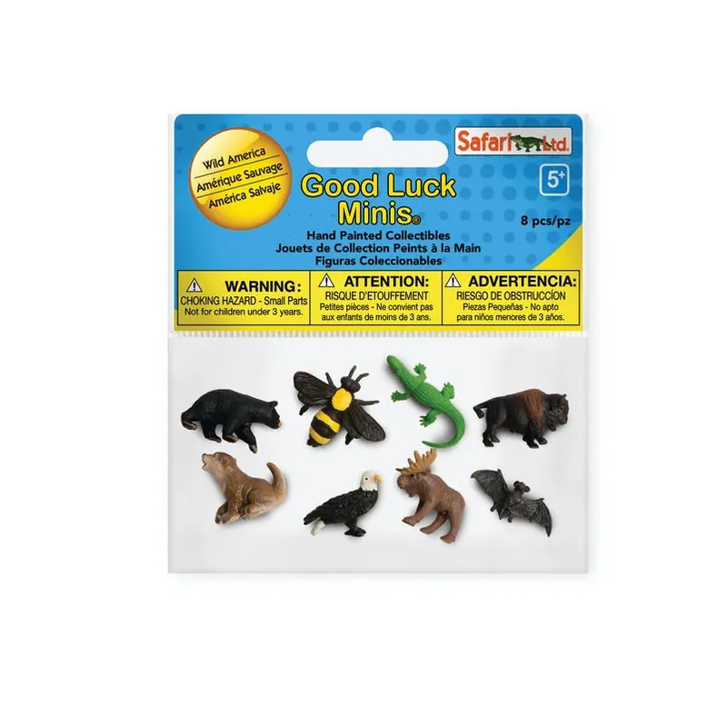 Safari Ltd. Good Luck Minis GL Mini Funpack – 8‑Piece Collectible Set