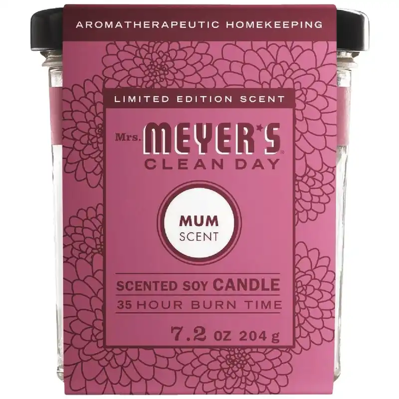 Mrs. Meyer‘s Clean Day White Mum Scent Candle 7.2 Oz