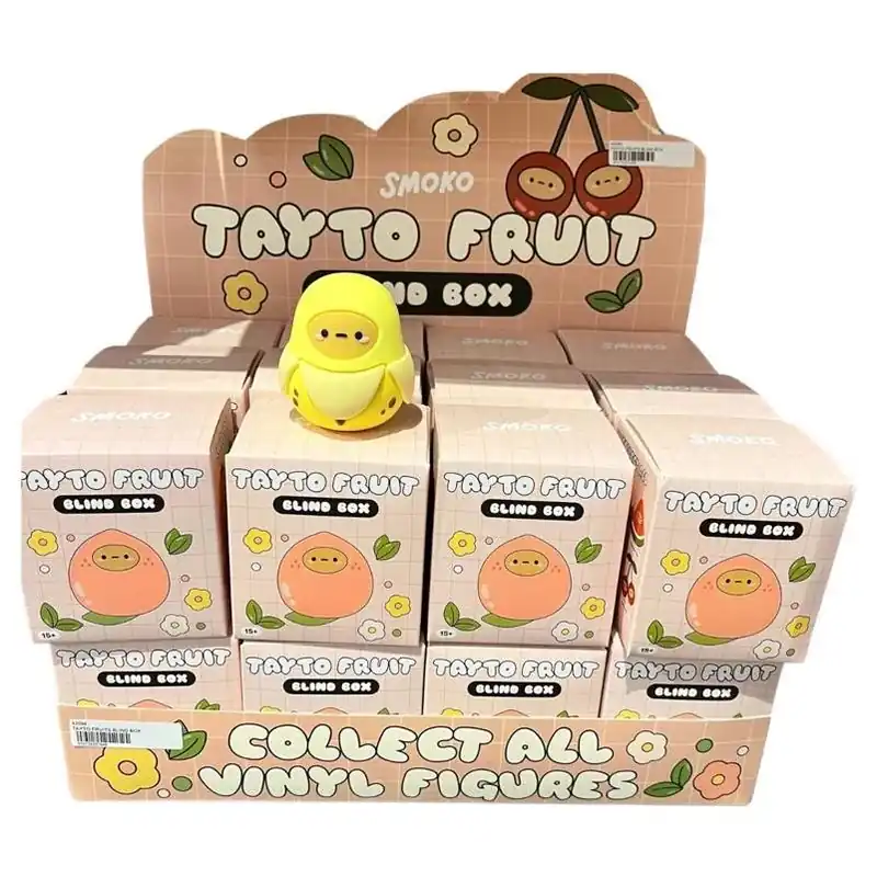 Smoko Tayto Fruit Blind Box Figure – Multicolored Vinyl Collectible