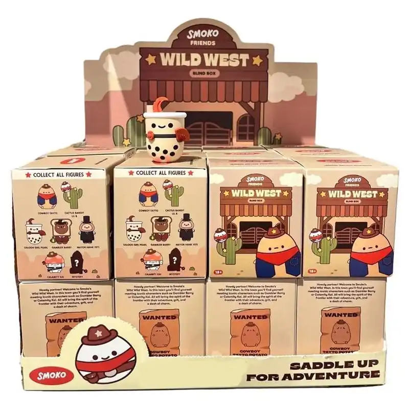 Smoko Wild West Friends Collectible Blind Box – Vibrant Vinyl Figure