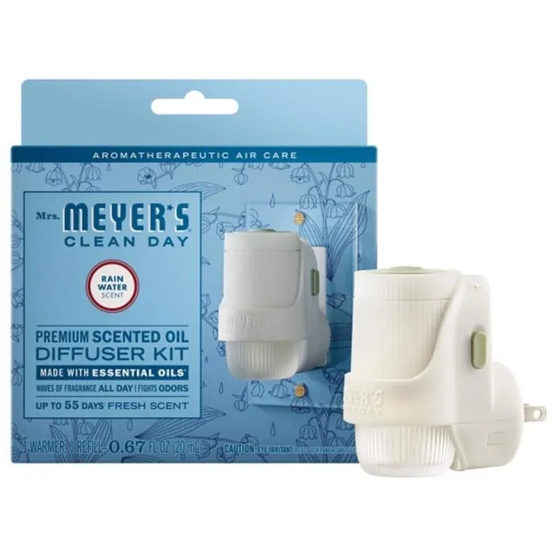 Mrs. Meyer‘s Rain Water Air Freshener Starter Kit – 0.67 oz Liquid