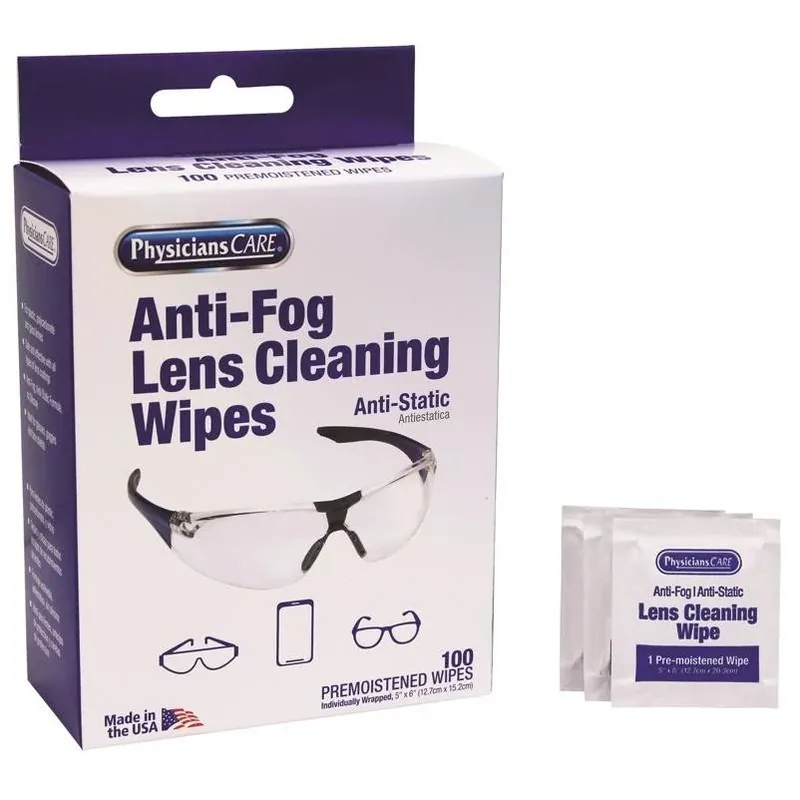 First Aid Only Acme United Lens Cleaning Cloth – 100‑Piece Microfiber Pack