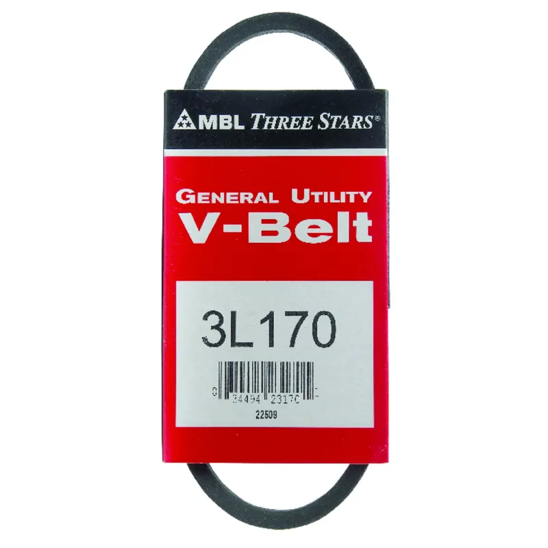 Fhp Standard General Utility V-belt 0.38 In. W X 17 In. L For Fractional Horsepower Motor