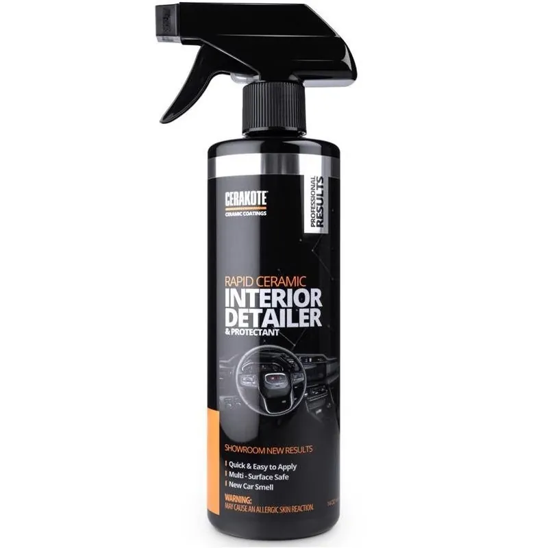 Cerakote Rapid Ceramic 12‑oz Multi‑Surface Interior Detailer Spray – Fast Protective Finish