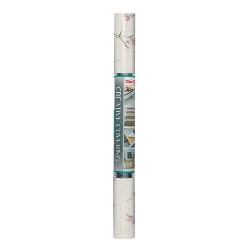 Con‑Tact Sweet Pea Self‑Adhesive Vinyl Shelf Liner – 9 ft × 18 in