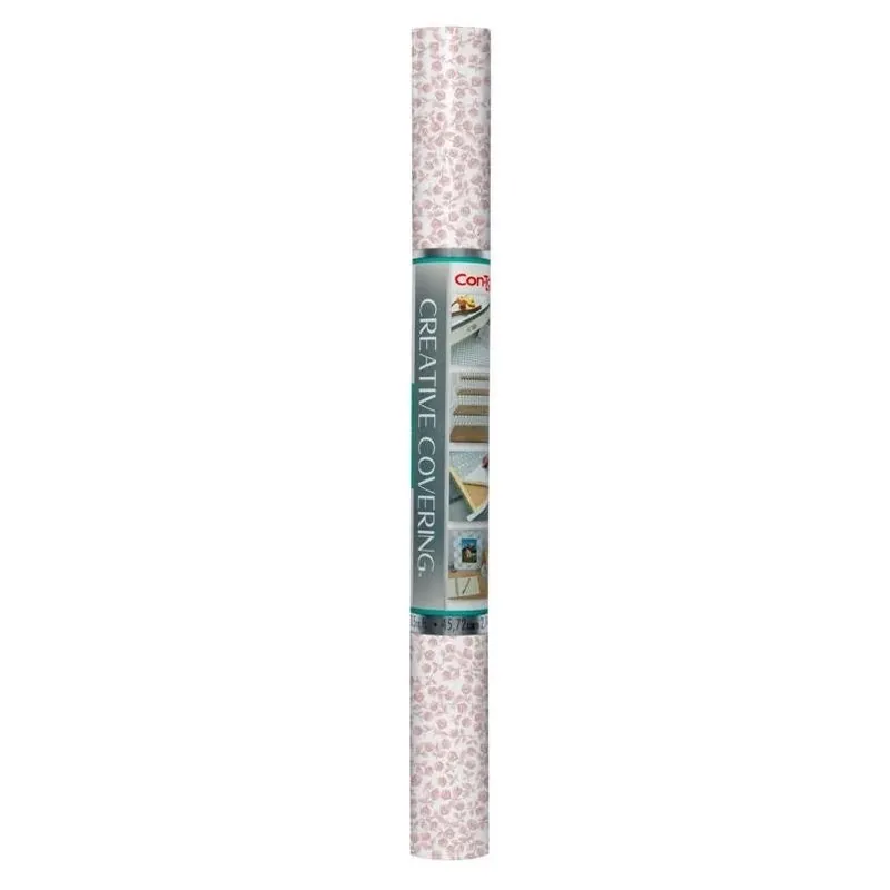 Con‑Tact Pink Self‑Adhesive Shelf Liner – 9‑Ft Roll, 18‑In Wide