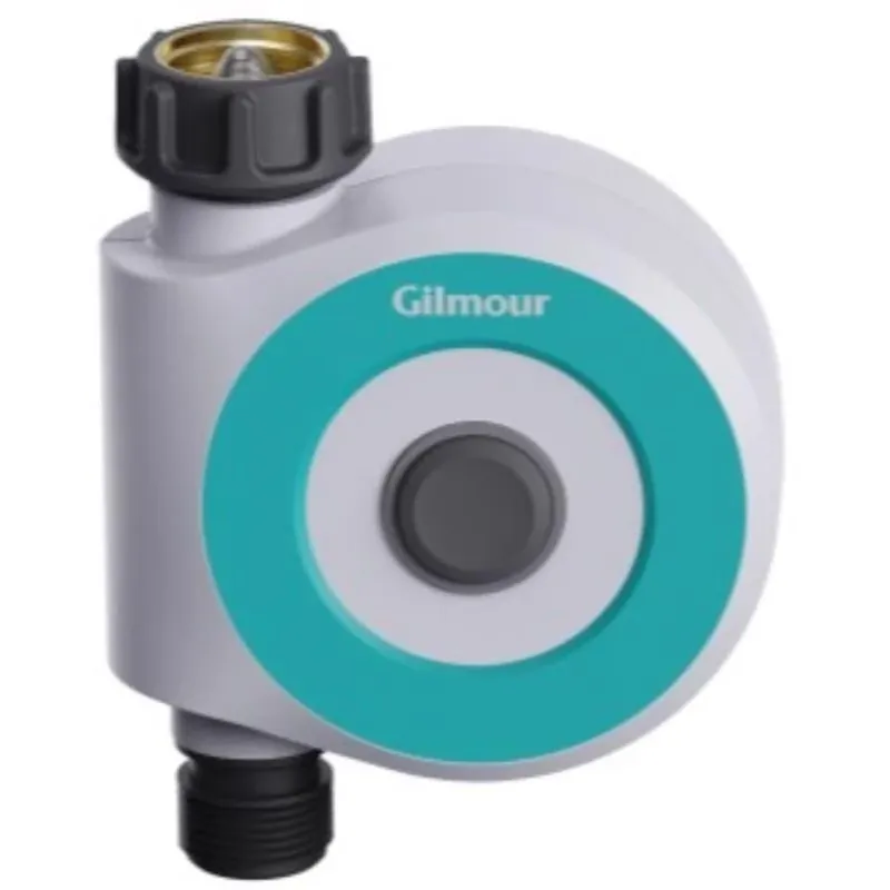 Gilmour Single‑Spigot Electronic Irrigation Timer – 1‑Zone, 2‑Minute Cycle, LCD Display (856006‑1001)