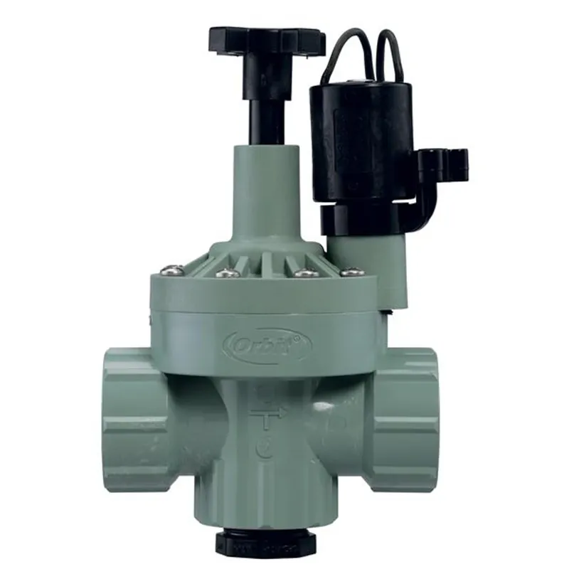 Underground Sprinkler Automatic In-Line Or Angle Valve, 1 In. FNPT