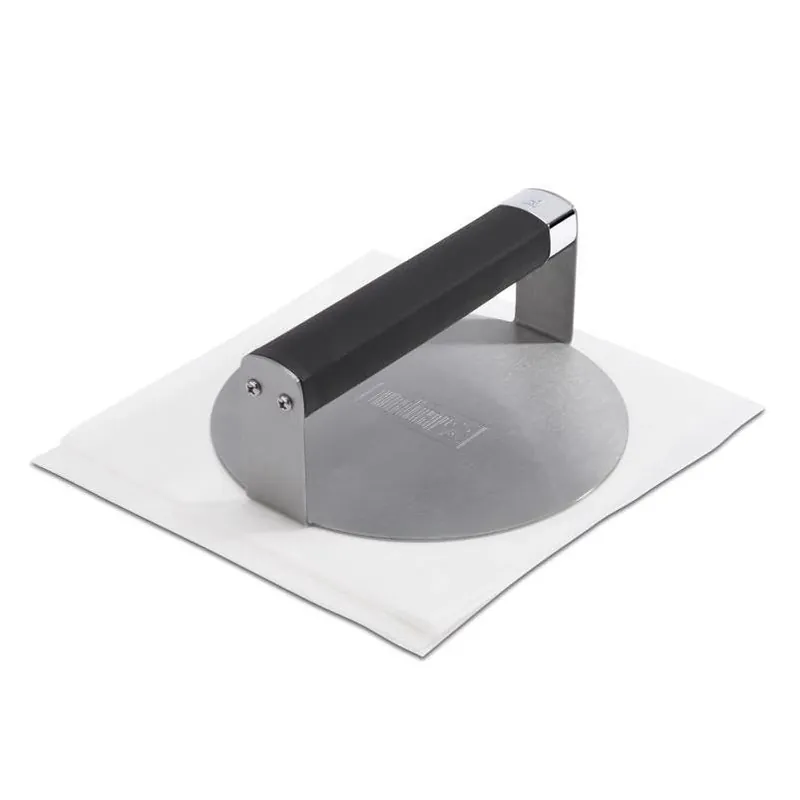 Weber Premium Stainless Steel Silver Burger Press – Dishwasher‑Safe Grill Tool