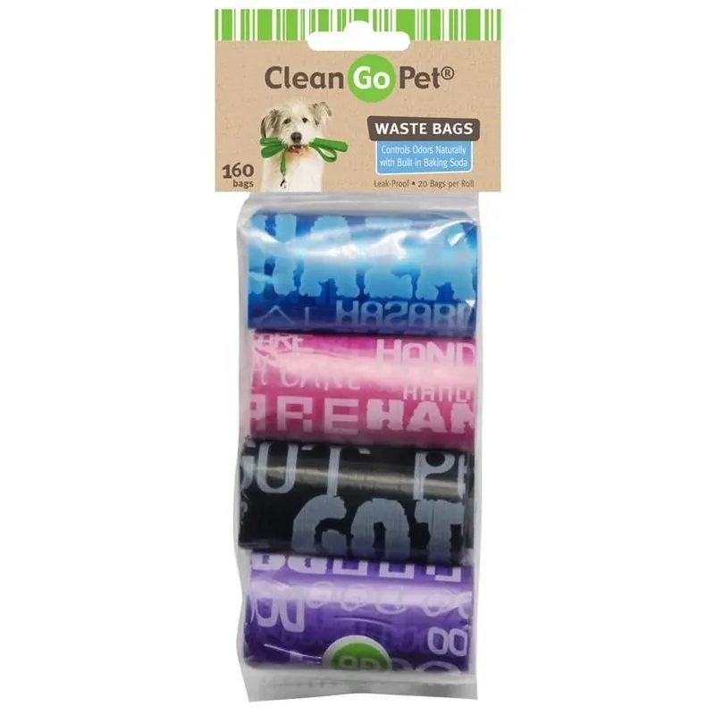 Clean Go Pet Disposable Plastic Waste Bags – Pack Of 8
