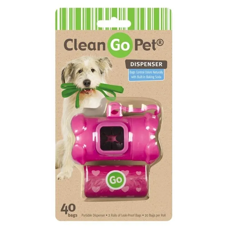 Clean Go Pet Portable Dog Waste Bag Dispenser – Single Pack