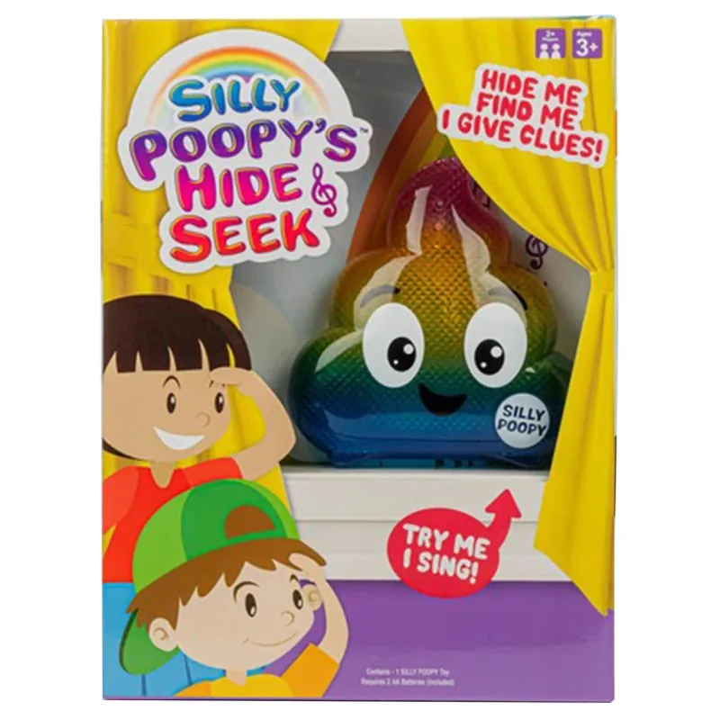 What Do You Meme Silly Poopy’s Hide & Seek Multicolored 3‑Piece Toy Set