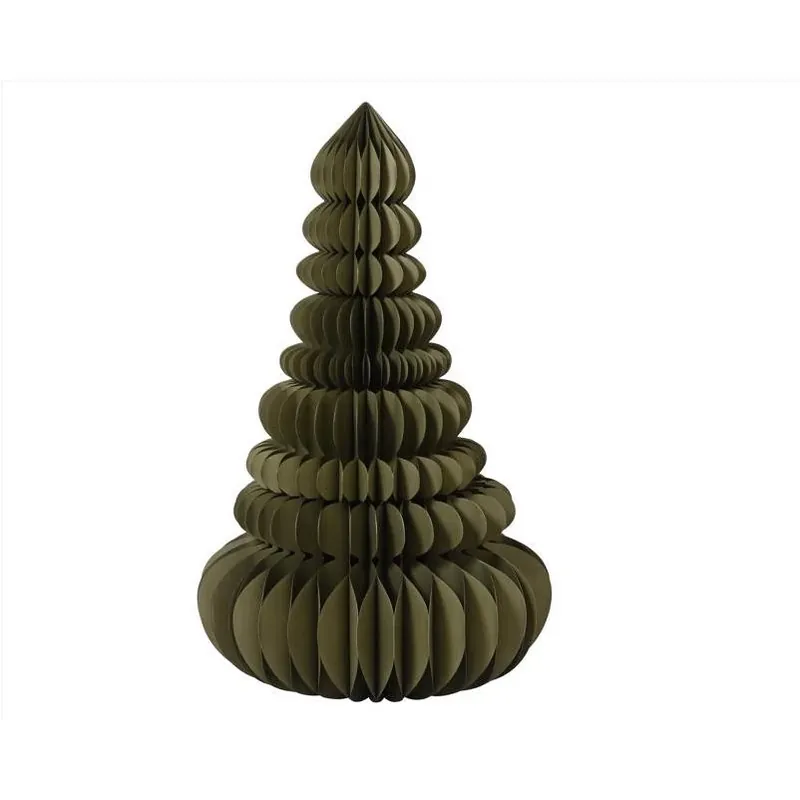 Decoris 5‑Foot Rosemary Green Eco‑Paper Christmas Tree