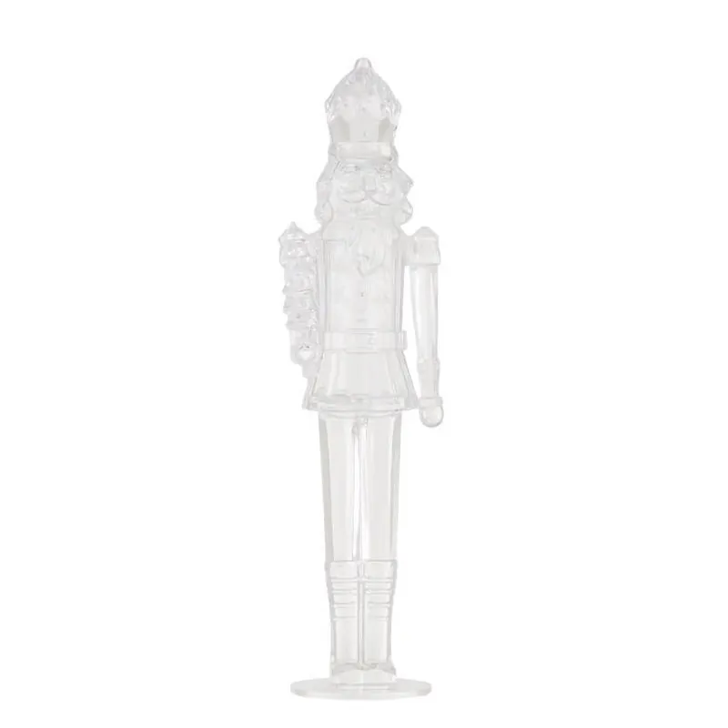 Creative Co‑Op Clear Nutcracker Table Décor – 11‑Inch Acrylic Accent