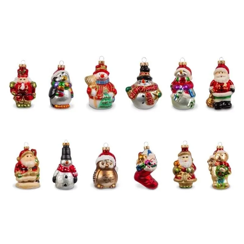 Krebs Multicolored Glass Christmas Figurine – Vibrant Holiday Décor