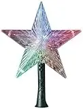 Kurt S. Adler 8.5 Inch Led Color Changing Light Star Tree Topper