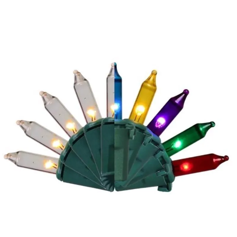 Celebrations LED T5 Multi‑Color & Warm White Replacement Bulb Set – 5 Pack