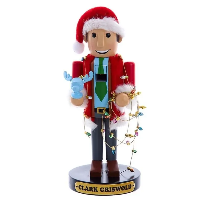 Multicolored Clark Griswold Nutcracker – 10‑Inch Holiday Décor By Kurt S. Adler