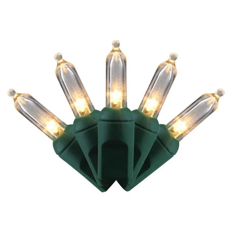 Celebrations Warm White LED T5 Christmas Bulb Set – 5 Replacement Lights